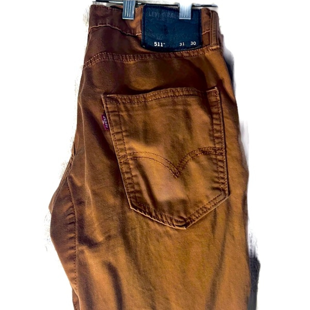 Levi’s orange jeans worn couple of times semi new